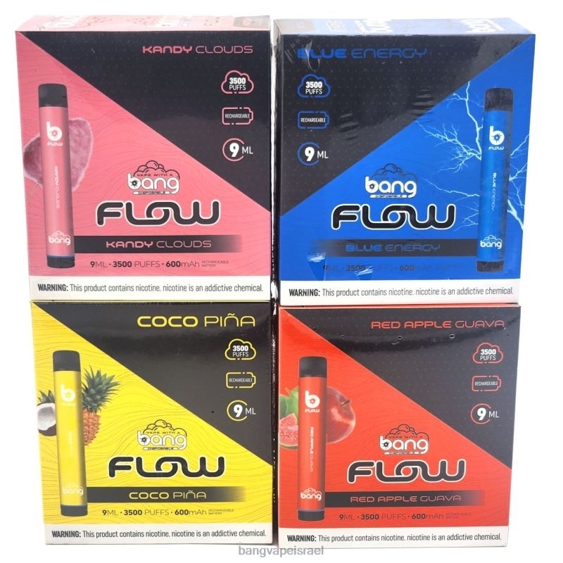 Bang Vape Flow 3,500 פחזניות (קופסה של 10) 4J2PV37 חַד פַּעֲמִי vape gang vape