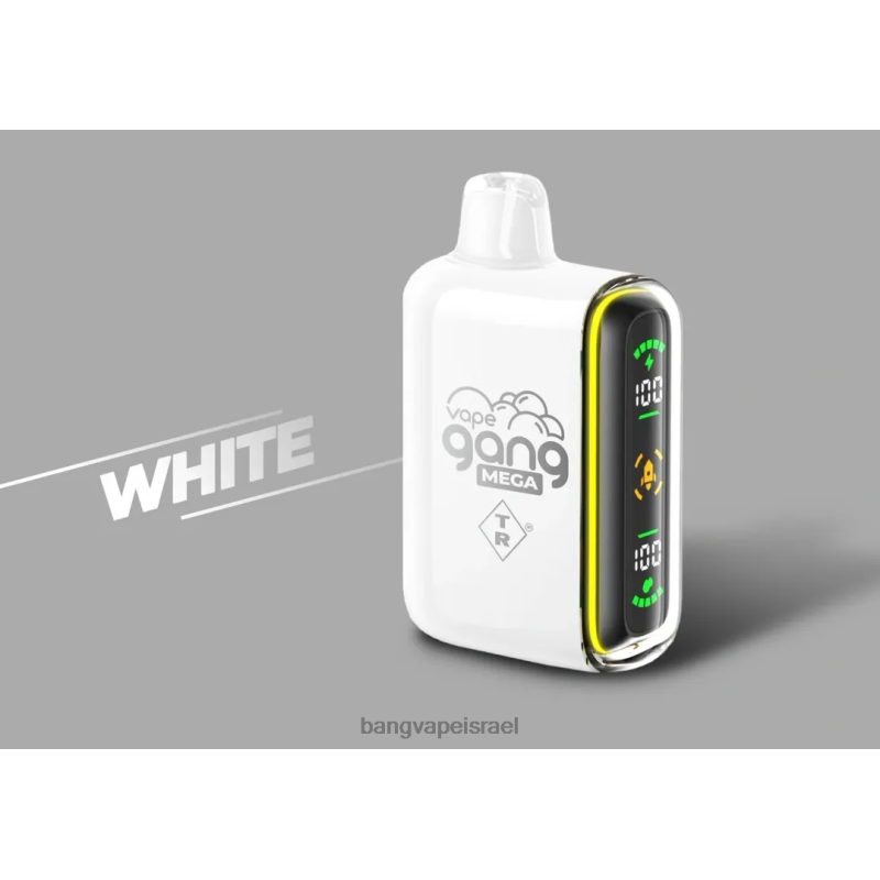 Vape Gang MEGA 20,000 פחזניות אדים חד פעמיים (קופסה של 5) 4J2PV60 לבן bang box vape flavors
