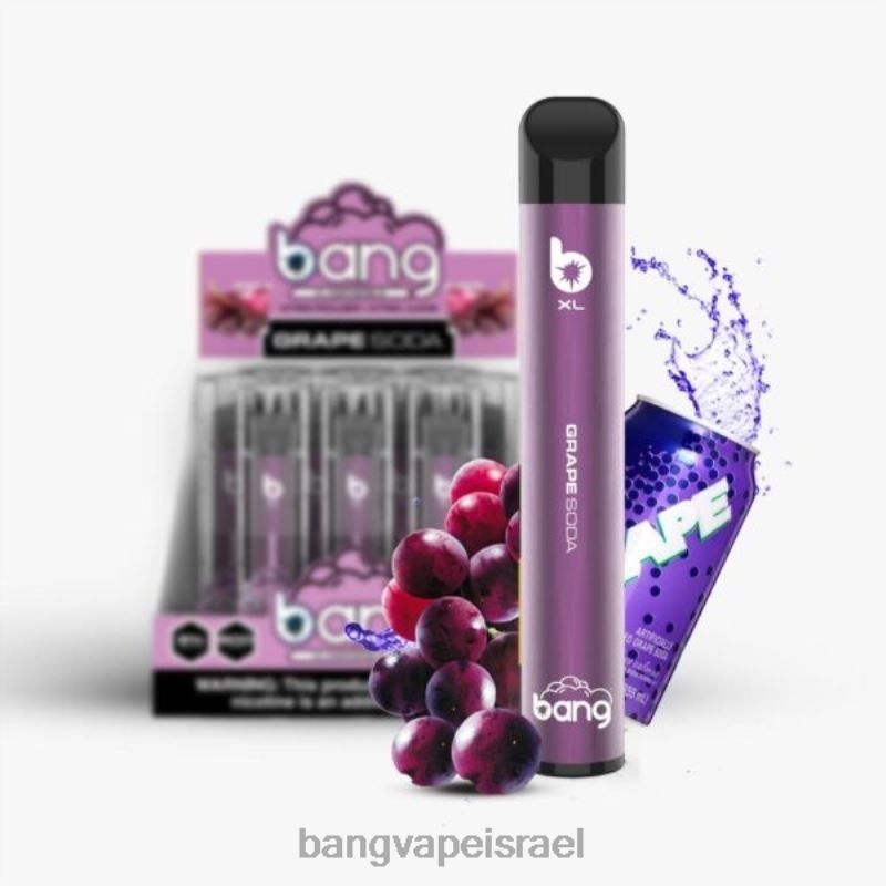 Bang Vape XL חַד פַּעֲמִי 4J2PV29 סודה ענבים best Bang Vape flavor