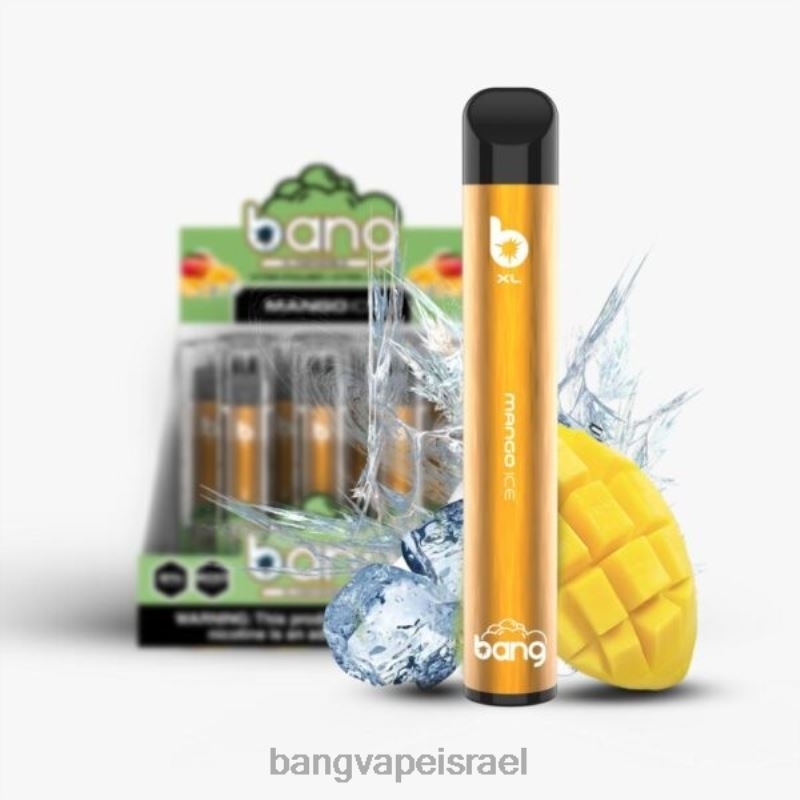 Bang Vape XL חַד פַּעֲמִי 4J2PV31 קרח מנגו Bang Vape israel