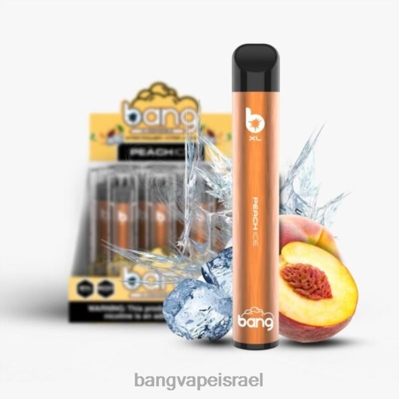 Bang Vape XL חַד פַּעֲמִי 4J2PV33 קרח אפרסק vape gang israel