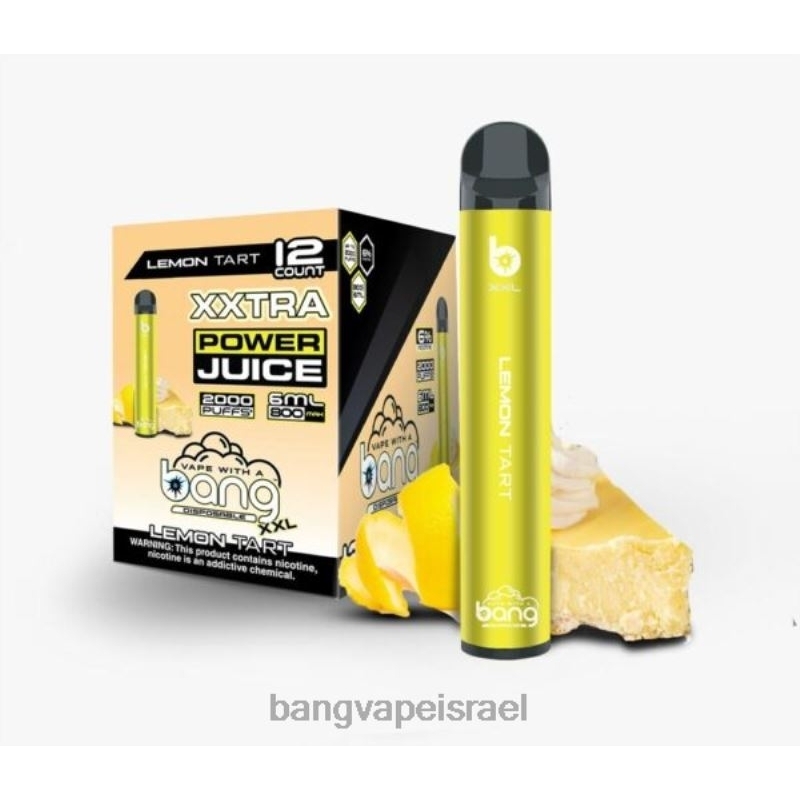 Bang Vape XXL 2000 שאיפות 4J2PV19 טארט לימון best Bang Vape flavor